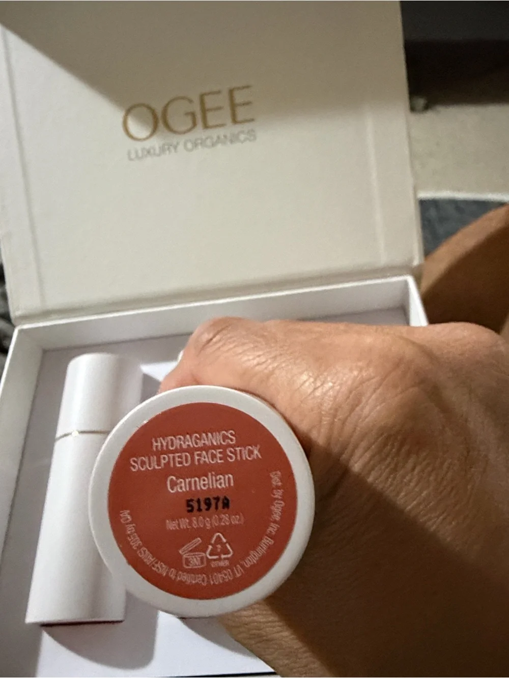 Ogee Face Stick Trio, Golden Contour Stick Makeup Collection, Blush Stick